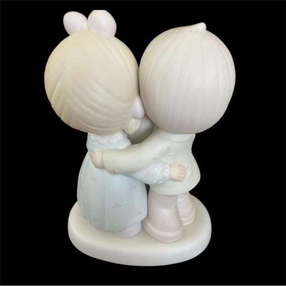 Precious Moments Family Figurine - Cream and Light Blue - Picture 2 of 3